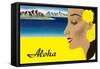 Aloha, Island Maiden-null-Framed Stretched Canvas