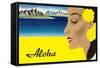 Aloha, Island Maiden-null-Framed Stretched Canvas