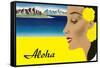 Aloha, Island Maiden-null-Framed Stretched Canvas