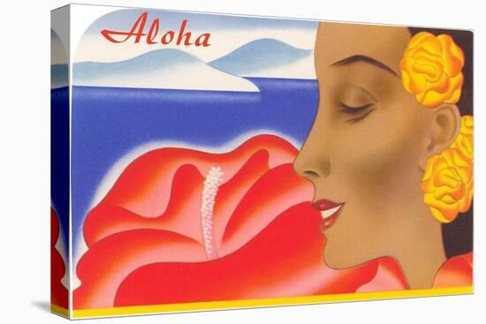 Aloha, Island Maiden-null-Stretched Canvas