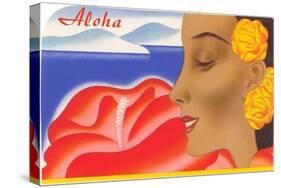 Aloha, Island Maiden-null-Stretched Canvas