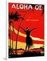 Aloha Oe (Farewell To Thee)-Le Morgan-Framed Art Print