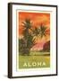 Aloha: Palm Trees-null-Framed Art Print