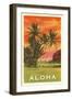 Aloha: Palm Trees-null-Framed Art Print