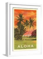 Aloha: Palm Trees-null-Framed Art Print