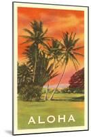 Aloha: Palm Trees-null-Mounted Art Print