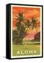 Aloha: Palm Trees-null-Framed Stretched Canvas