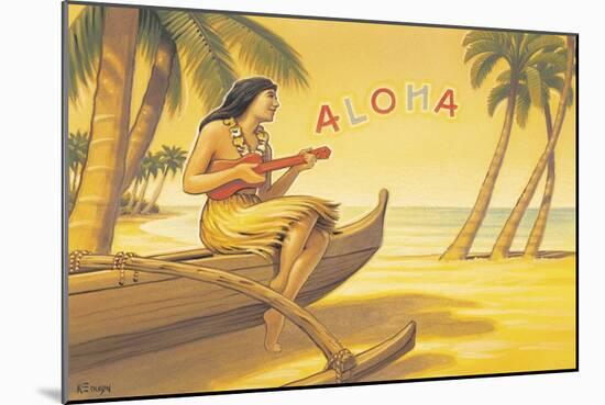 Aloha Serenade-Kerne Erickson-Mounted Art Print