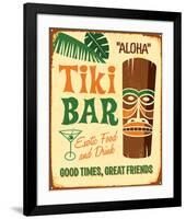Aloha Tiki Bar-null-Framed Art Print