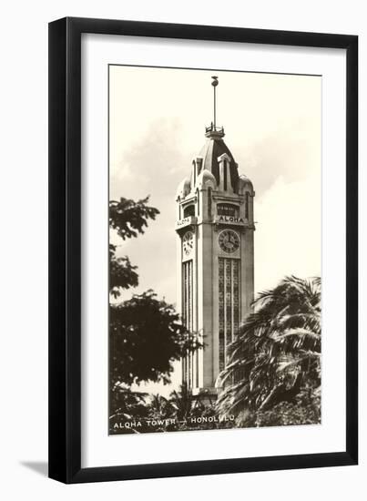 Aloha Tower, Honolulu, Hawaii-null-Framed Art Print