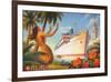 Aloha Towers-Kerne Erickson-Framed Art Print