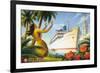Aloha Towers-Kerne Erickson-Framed Premium Giclee Print