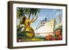 Aloha Towers-Kerne Erickson-Framed Art Print