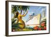 Aloha Towers-Kerne Erickson-Framed Art Print