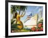 Aloha Towers-Kerne Erickson-Framed Art Print