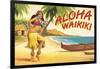 Aloha Waikiki-Kerne Erickson-Framed Art Print