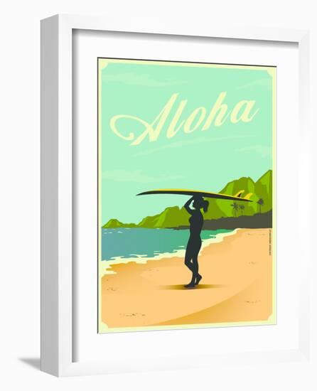 Aloha-Diego Patino-Framed Art Print