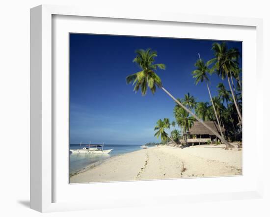 Alona Beach on the Island of Panglao Off the Coast of Bohol, in the Philippines, Southeast Asia-Robert Francis-Framed Photographic Print