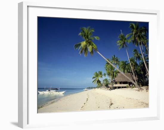 Alona Beach on the Island of Panglao Off the Coast of Bohol, in the Philippines, Southeast Asia-Robert Francis-Framed Photographic Print