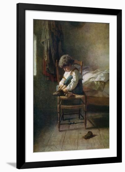 Alone, 19th Century-Theophile Emmanuel Duverger-Framed Giclee Print