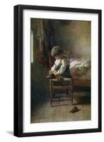 Alone, 19th Century-Theophile Emmanuel Duverger-Framed Giclee Print