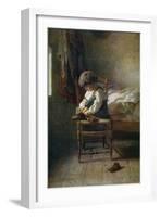 Alone, 19th Century-Theophile Emmanuel Duverger-Framed Giclee Print