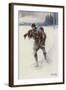Alone across the Trackless Snow-Joseph Ratcliffe Skelton-Framed Giclee Print