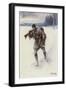 Alone across the Trackless Snow-Joseph Ratcliffe Skelton-Framed Giclee Print