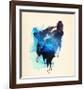 Alone As a Wolf-Robert Farkas-Framed Art Print