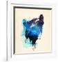 Alone As a Wolf-Robert Farkas-Framed Art Print