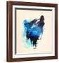 Alone As a Wolf-Robert Farkas-Framed Art Print