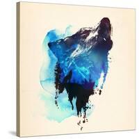 Alone As a Wolf-Robert Farkas-Stretched Canvas
