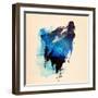 Alone as a Wolf-Robert Farkas-Framed Giclee Print