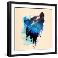 Alone as a Wolf-Robert Farkas-Framed Giclee Print