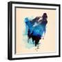 Alone as a Wolf-Robert Farkas-Framed Giclee Print