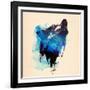 Alone as a Wolf-Robert Farkas-Framed Giclee Print