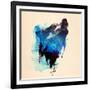 Alone as a Wolf-Robert Farkas-Framed Giclee Print