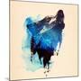 Alone as a Wolf-Robert Farkas-Mounted Giclee Print