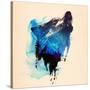 Alone as a Wolf-Robert Farkas-Stretched Canvas