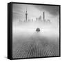 Alone in Shanghai-Moises Levy-Framed Stretched Canvas