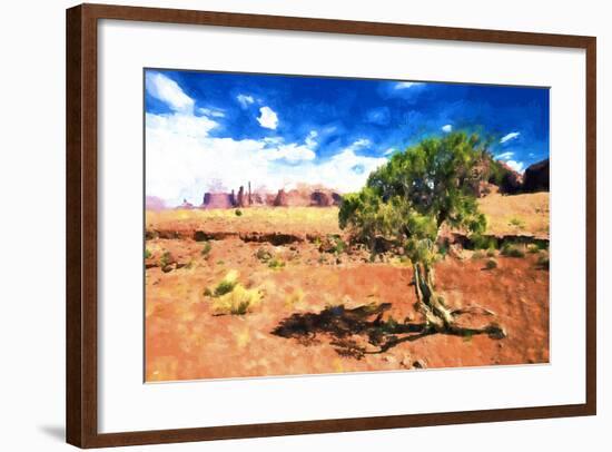 Alone in the Desert-Philippe Hugonnard-Framed Giclee Print