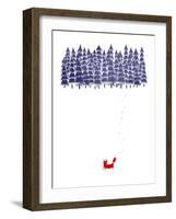 Alone in the Forest-Robert Farkas-Framed Giclee Print