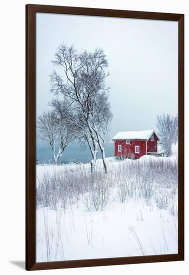 Alone in White-Philippe Sainte-Laudy-Framed Photographic Print