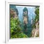 Alone Rock Column Mountain (Avatar Rocks). Zhangjiajie National Forest Park Was Officially Recogniz-Vadim Petrakov-Framed Photographic Print