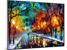 Alone Walk-Leonid Afremov-Mounted Art Print