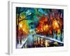 Alone Walk-Leonid Afremov-Framed Art Print