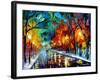 Alone Walk-Leonid Afremov-Framed Art Print