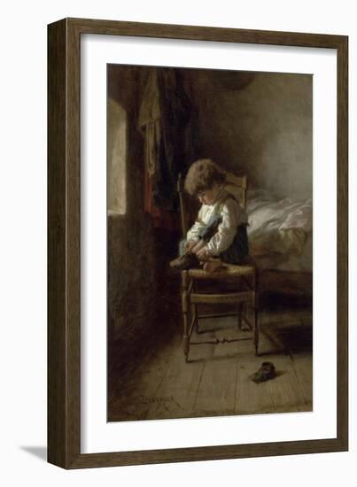 Alone-Theophile Emmanuel Duverger-Framed Giclee Print