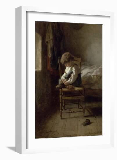 Alone-Theophile Emmanuel Duverger-Framed Giclee Print