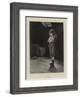 Alone-Frank Holl-Framed Giclee Print